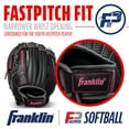 thumbnail image 5 of Franklin Sports Windmill Softball Glove - Adult + Youth Fastpitch - 12" Lefty - Pink, 5 of 7