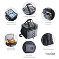 thumbnail image 4 of IVATION 18L Thermal Cooler Bag with Shoulder Strap, Gray, 4 of 10