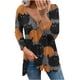 thumbnail image 1 of Moda mujer manga larga con cuello en V blusa de Halloween cremallera otoño casual Pullover Tops Fridja  fjkfkj3735, 1 of 5