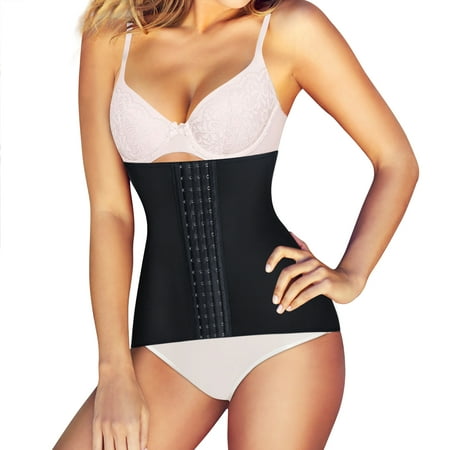 

Eleady Women Prevent organ droop Waist Trainer Recovery Support Pelvis Belt Body Shaper Invisible Comfy Underwear Postpartum Belly Wrap (Black X-Large)