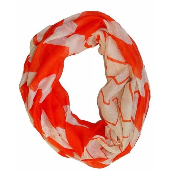 Peach Couture Womens MultiColor Chevron Soft & Sheer Infinity Scarf Circle Loops