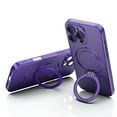 thumbnail image 2 of Nalacover for iPhone 16 Pro Max Invisible Stand Magnetic Case for Women Men,Compatible with MagSafe Charger,Shockproof Slim Support Car Mount Phone Case with All-inclusive Camera Lens Film,Darkpurple, 2 of 7