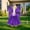 Purple, variant on Dmlowu Butterfly Wing Porch Goose Outfits, 23 inch Fairy Goose Clothes with Glitter Wing, Summer Waterproof Fade Resistant Outdoor Decor