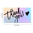 thumbnail image 3 of YIEMEEN 50pcs Thank You for Your Order Business Cards Shopping Thanks Greeting Cards Appreciation Card for Small Business, 3 of 12