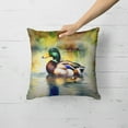 thumbnail image 2 of Mallard Throw Pillow 18 in x 18 in, 2 of 5