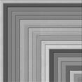 thumbnail image 1 of Ahgly Company Machine Washable Indoor Square Transitional Smokey Gray Area Rugs, 4' Square, 1 of 7