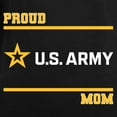 thumbnail image 3 of CafePress - Proud Army Mom White And Gold Long Sleeve T Shirt - Women's Long Sleeve Graphic Tee Casual Fit, 3 of 4