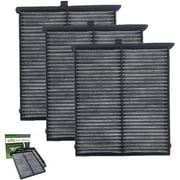 Cabin air filter for Mazda 3,6,CX-5,Replacement for CF11811,KD45-61-J6X （Carbon,3 Pack)