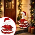 thumbnail image 3 of AYktou Christmas Goose Outfit Set, Christmas Tree Porch Goose Costumes for 23 Inch Cement, Cute Lawn Goose Clothing with Hat, Yard Goose Clothes Dress for Xmas Holiday Entrance Garden Patio Decor, 3 of 9