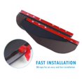 thumbnail image 3 of 2pcs Universal Rear View Side Mirror Rain Eyebrow Rain Eyebrow Board Sun Visor Shade Shield for Car Truck, 3 of 9