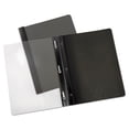 thumbnail image 2 of Universal Report Cover, Tang Clip, Letter, 1/2" Capacity, Clear/Blue, 25/Box -UNV56101, 2 of 2