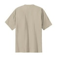 thumbnail image 6 of Port & Company Men's Classic Fit Tall Essential Cotton T-Shirt Light Sand Large Tall, 6 of 6