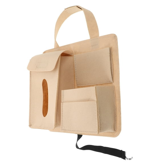 unbranded Purse Hanger For Car Bedside Storage Organizer Car Tissue Organizer Net Seat Back Holder Seat Storage Box Back Organizer