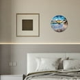 thumbnail image 7 of Beach Wall Clock Battery Operated 14 Inch Silent Blue Ocean Sunset Clocks Modern Wall Clock for Living Room Bedroom Decor, 7 of 7