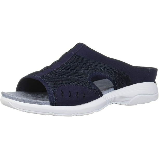Easy Spirit Womens Traciee 2 Slide Sandal Blue 401 9.5 Walmart