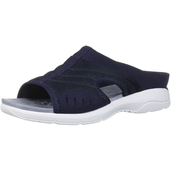 Easy Spirit Womens Slide Sandal 7 Narrow Blue 401
