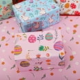 thumbnail image 5 of Easter Wrapping Paper, 19.6'' x 29'' Color Bunny Rabbits Easter Eggs Gift Wrap Paper, Wrapping Paper for Easter Gifts, Easter Basket Stuffers, Flower Bouquets, Birthday Baby Shower Wrapping Paper, A, 5 of 8