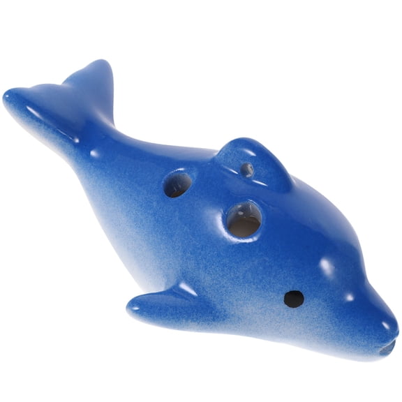 RENACLIPY Wind Instruments Blue Ceramic 1Pack Small Ocarina
