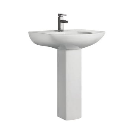 Swiss Madison SM-PS305 22-1/16" Oval Ceramic Bathroom Sink