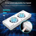 thumbnail image 5 of Vertical Stand With Cooling Fans For Xbox Series S Console 3 Levels Adjustable Fans Rotate Speed With Type-c Power Input Usb Charging And Data Trans, 5 of 5