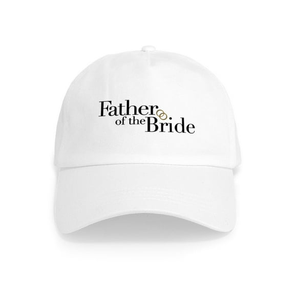 CafePress - Father Of The Bride Cap - Adjustable 100% Brushed Unisex Casual Cotton Baseball Cap, Beige, 1