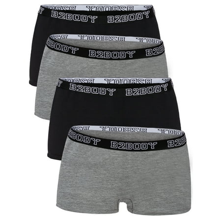 

B2BODY Women s Panties Breathable Cool Boyshort Small to Plus Sizes Multi-Pack
