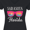 thumbnail image 4 of Inktastic Sarasota Florida Summer Trip Women's V-Neck T-Shirt, 4 of 5