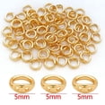 thumbnail image 3 of Anillos Conectores de Doble Orificio, Puntas de Cuentas para La Fabricación de Joyas, Elementos de Unión, 3 of 7