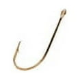 thumbnail image 3 of Eagle Claw 084AH-6 Plain Shank Offset Hook, Bronze, Size 6, 3 of 4