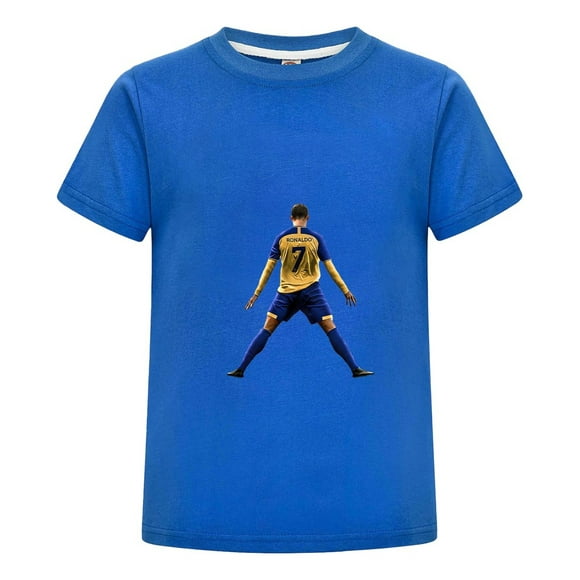 Ropa Infantil CR7 | Playera de Cristiano Ronaldo con Estampado Futbolístico para Niño Niña