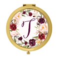 thumbnail image 1 of Espejo compacto Andaz Press, dorado, regalo de boda para dama de honor, 1 of 1