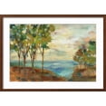 thumbnail image 2 of Art.com View of the Lake Art Print by Silvia Vassileva, Brown Frame Wall Art, 29" x 21", 2 of 5