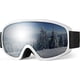 thumbnail image 1 of Ski Goggles, OTG Glasses Style Ski/Snowboard Goggles for Men, Women and Teens, Anti-Fog UV Snow Goggles (Silver), 1 of 5