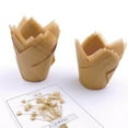 thumbnail image 2 of Shisuyan Heat Resistant Cake Trays Oil Proof Paper 200Pcs 3.14X2.16X1.97In, 2 of 9