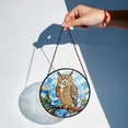 thumbnail image 3 of Stained Glass Owl Sun Catcher Hanging Ornament for Nature Lovers Gifts 1859683078 8520, 3 of 4