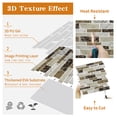 thumbnail image 5 of 10-Sheet Peel and Stick Kitchen Backsplash Tiles, 3D Waterproof Self Adhesive Wall Tile Stick on Backsplash for Kitchen and Bathroom(Brown Marble,12"×12"), 5 of 12