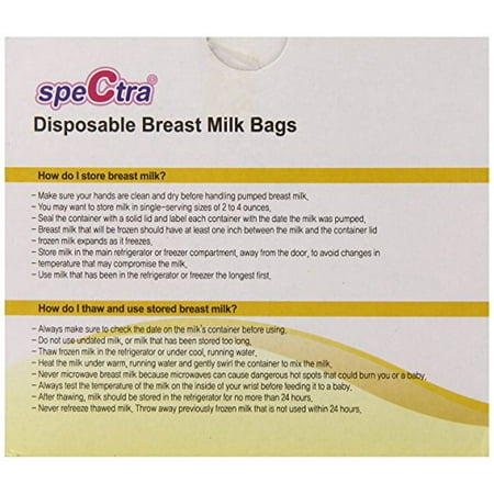 Spectra Baby USADisposable Presterilized Breast Milk Bags,