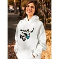 thumbnail image 2 of Skater Dude Hoodie Women -SPIdeals Designs, Female 4X-Large, 2 of 4