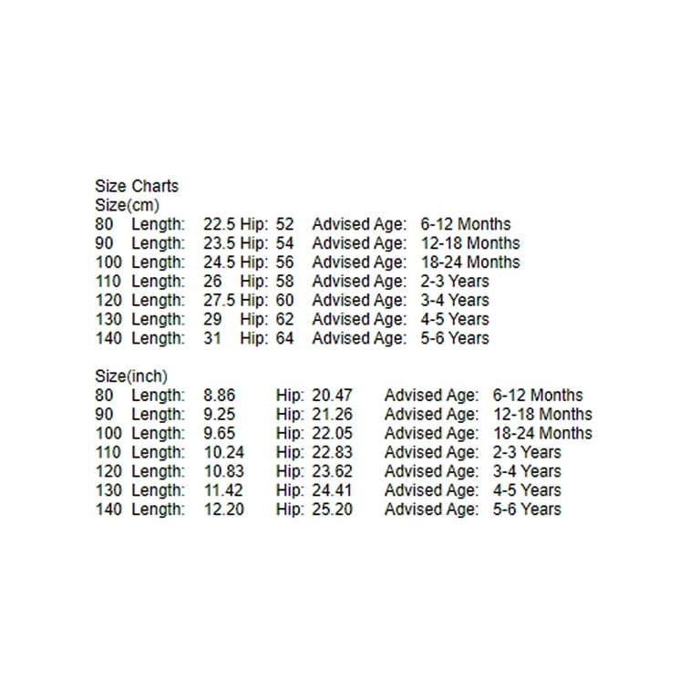 Girl Pant Size To Guys Conversion