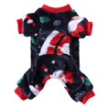 thumbnail image 4 of Christmas Dog Pajamas Fleece Dog Sweater Holiday Pet Outfit for Small Medium Dogs Girl Boy Puppy Clothes Onesie, 4 of 5