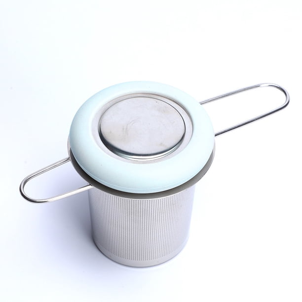 Colador De Té De Hojas Sueltas De Acero Inoxidable De Diseño Moderno, Tapas De Infusor De Malla Extra Fina, Herramienta De Filtro De Té De Café Ecológica