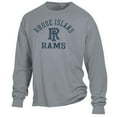 thumbnail image 2 of Men's ComfortWash Gray Rhode Island Rams Garment Dyed Long Sleeve T-Shirt, 2 of 3