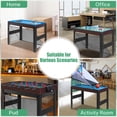 thumbnail image 5 of 16 in 1 Combo Game Table, SHINPT Game Table for Kids/Adults, 48" Multi Game Table with Foosball, Billiards, Ping Pong, Air Hockey, Board Game table for Game Room, Backyard & Family Gatherings, 5 of 13