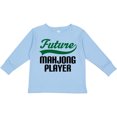 thumbnail image 3 of Inktastic Future Mahjong Player Boys Long Sleeve Toddler T-Shirt, 3 of 5