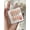 (X04) Peninsula Love Letter A Short Ladder, variant on [Original real shot] Purely handmade nail wear ice transparent nude pure want to show white blush smudge nail patch finished product