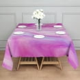 thumbnail image 3 of Square Tablecloth, Waterproof Polyester Table Cover, Wrinkle Resistant & Washable Fabric for Dining, Kitchen, Picnic, 52x52in(132x132cm), Liquid & Marble Print, 3 of 6