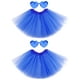 thumbnail image 1 of Falda tipo tutú NSODREEM para adultos, mujeres y niñas, tul elástico, azul, x2, 1 of 6