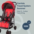 thumbnail image 2 of Carriola para bebe y Portabebe para auto - Cinturón de 5 puntos - Canasta Porta Objetos - Compacta, Liviana y Plegable Bebesit  Cinturón de 5 puntos, 2 of 10