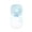 Blue, variant on YingYouFu Handheld Fan with Hanging Rope and Mirror, Foldable USB Charging Portable Fan, Compact Cooling Device for Travel, Office, Outdoor, Makeup Bag