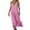 Pink, variant on ZQUUVOU Women's Summer Dress Cotton Linen Strap Spaghetti Sleeveless V Neck Dress White,2XL